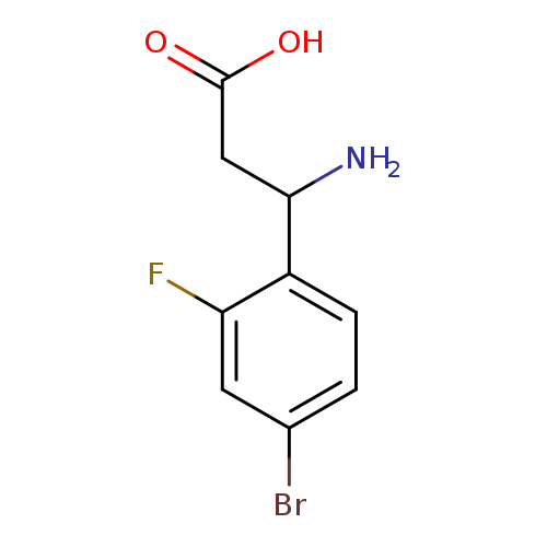 3-Amino-3-(4-bromo-2-fluorophenyl)propanoic acid