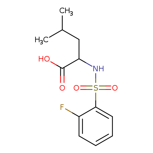 N-[(2-FLUOROPHENYL)SULFONYL]LEUCINE