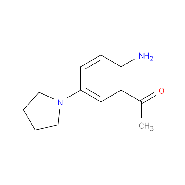 1-[2-Amino-5-(1-pyrrolidinyl)phenyl]-1-ethanone