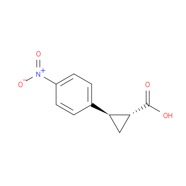trans-2-(4-Nitrophenyl)cyclopropanecarboxylic acid