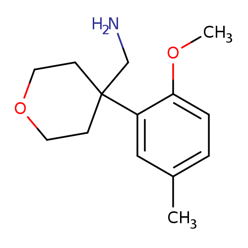 [4-(2-methoxy-5-methylphenyl)oxan-4-yl]methanamine