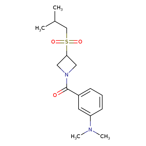 N,N-dimethyl-3-[3-(2-methylpropanesulfonyl)azetidine-1-carbonyl]aniline
