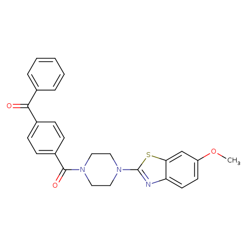 2-[4-(4-benzoylbenzoyl)piperazin-1-yl]-6-methoxy-1,3-benzothiazole