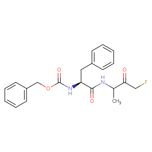 Carbamic acid, N-[(1S)-2-[(3-fluoro-1-methyl-2-oxopropyl)amino]-2-oxo-1-(phenylmethyl)ethyl]-, phenylmethyl ester