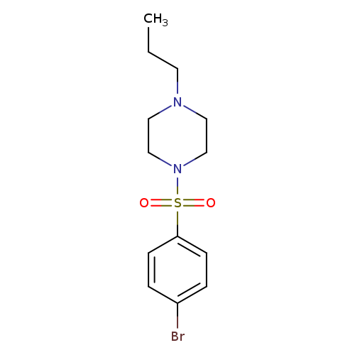 1-(4-Bromophenylsulfonyl)-4-propylpiperazine