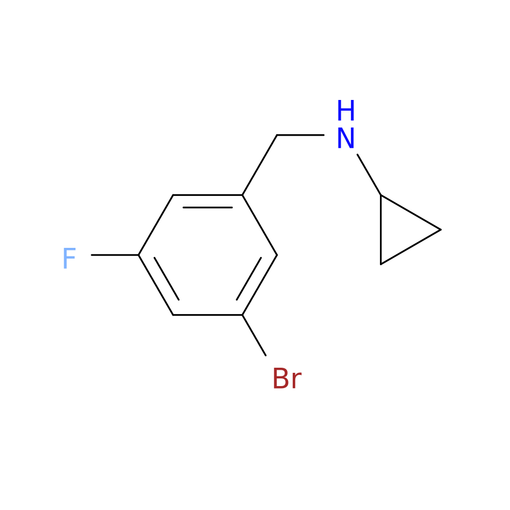 N-(3-broMo-5-fluorobenzyl)cyclopropanaMine