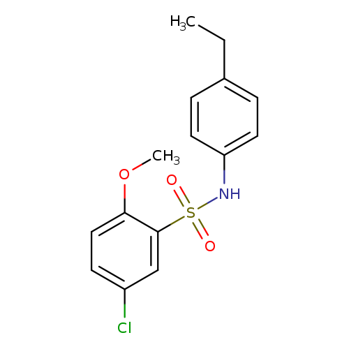 5-chloro-N-(4-ethylphenyl)-2-methoxybenzene-1-sulfonamide