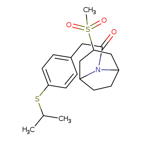 1-{3-methanesulfonyl-8-azabicyclo[3.2.1]octan-8-yl}-2-[4-(propan-2-ylsulfanyl)phenyl]ethan-1-one