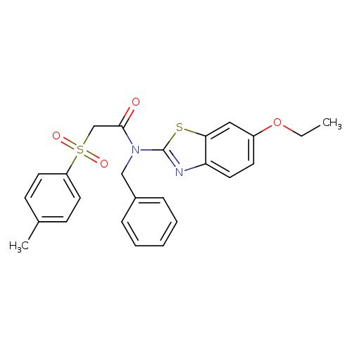N-benzyl-N-(6-ethoxy-1,3-benzothiazol-2-yl)-2-(4-methylbenzenesulfonyl)acetamide