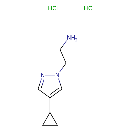 2-(4-cyclopropyl-1H-pyrazol-1-yl)ethan-1-aminedihydrochloride