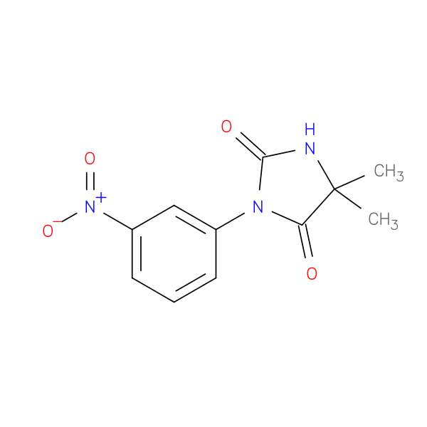 5,5-dimethyl-3-(3-nitrophenyl)imidazolidine-2,4-dione