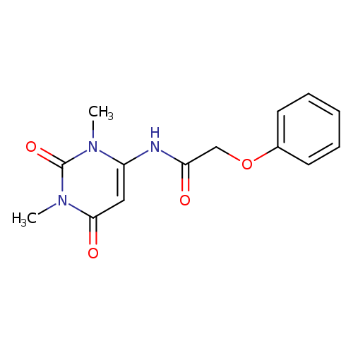 N-(1,3-dimethyl-2,6-dioxo-1,2,3,6-tetrahydropyrimidin-4-yl)-2-phenoxyacetamide
