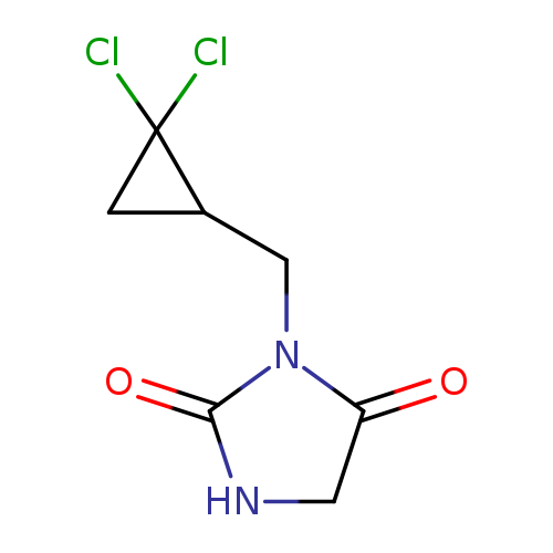 3-[(2,2-dichlorocyclopropyl)methyl]imidazolidine-2,4-dione