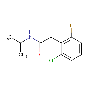 2-(2-chloro-6-fluorophenyl)-N-(propan-2-yl)acetamide
