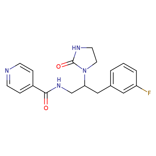 N-[3-(3-fluorophenyl)-2-(2-oxoimidazolidin-1-yl)propyl]pyridine-4-carboxamide