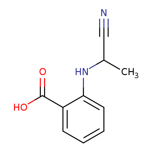 Benzoic acid, 2-[(1-cyanoethyl)amino]-, (+)- (9CI)