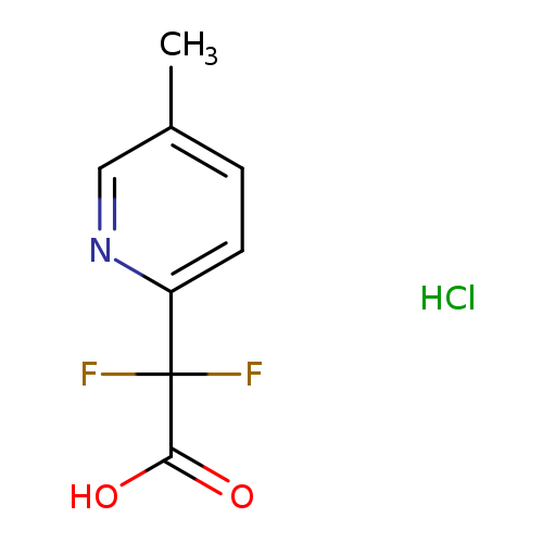 2,2-difluoro-2-(5-methylpyridin-2-yl)aceticacidhydrochloride