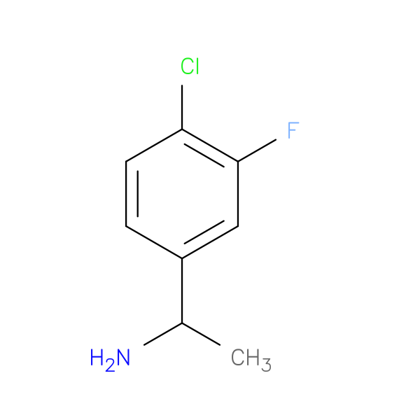 1-(4-Chloro-3-fluorophenyl)ethanamine