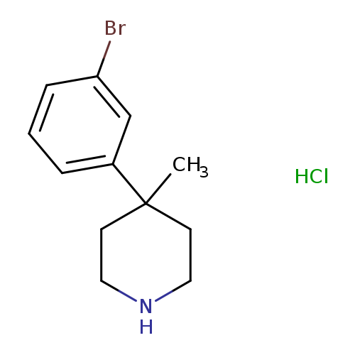 4-(3-Bromophenyl)-4-methylpiperidine hydrochloride