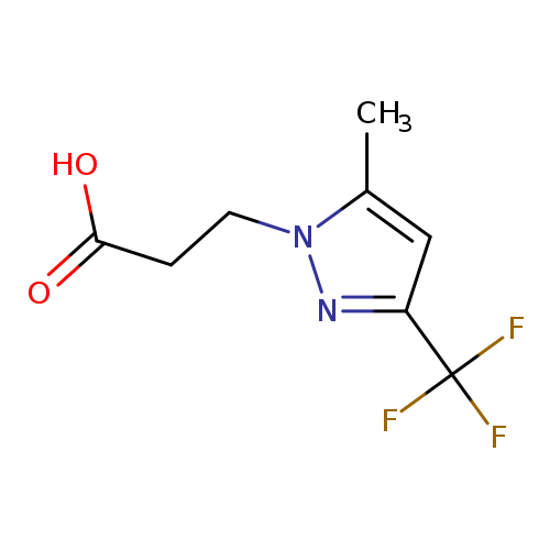 3-[5-Methyl-3-(trifluoromethyl)-1h-pyrazol-1-yl]propanoic acid