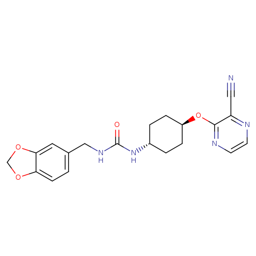 3-[(2H-1,3-benzodioxol-5-yl)methyl]-1-[(1r,4r)-4-[(3-cyanopyrazin-2-yl)oxy]cyclohexyl]urea