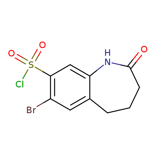 7-bromo-2-oxo-2,3,4,5-tetrahydro-1H-1-benzazepine-8-sulfonyl chloride