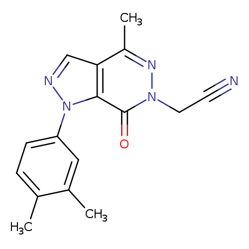 2-[1-(3,4-dimethylphenyl)-4-methyl-7-oxo-1H,6H,7H-pyrazolo[3,4-d]pyridazin-6-yl]acetonitrile