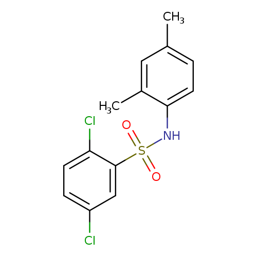 2,5-dichloro-N-(2,4-dimethylphenyl)benzenesulfonamide