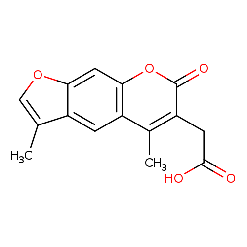 (3,5-Dimethyl-7-oxo-7h-furo[3,2-g]chromen-6-yl)acetic acid