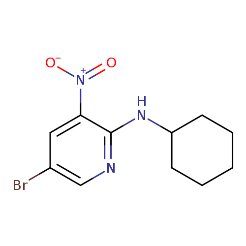 5-Bromo-2-cyclohexylamino-3-nitropyridine