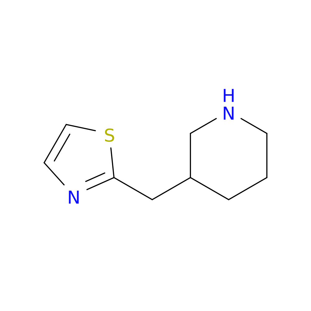 3-(1,3-thiazol-2-ylmethyl)piperidine