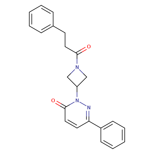 6-phenyl-2-[1-(3-phenylpropanoyl)azetidin-3-yl]-2,3-dihydropyridazin-3-one