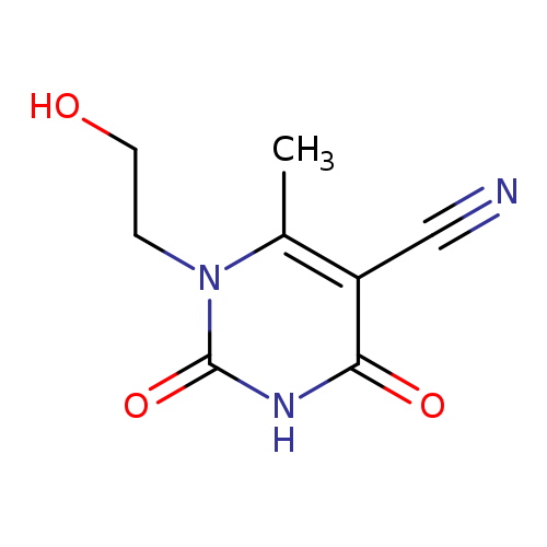 1-(2-Hydroxyethyl)-6-methyl-2,4-dioxo-1,2,3,4-tetrahydropyrimidine-5-carbonitrile