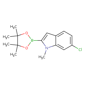 6-chloro-1-methyl-2-(4,4,5,5-tetramethyl-1,3,2-dioxaborolan-2-yl)-1H-indole