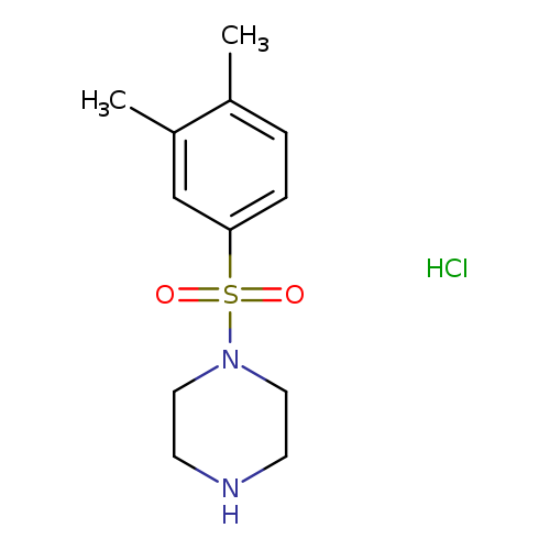 1-(3,4-dimethylbenzenesulfonyl)piperazine hydrochloride