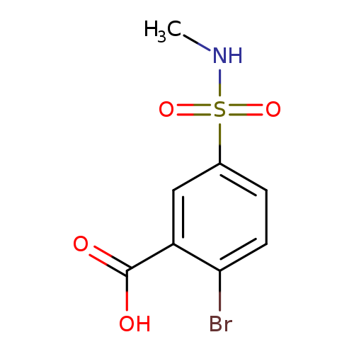 2-bromo-5-(methylsulfamoyl)benzoic acid