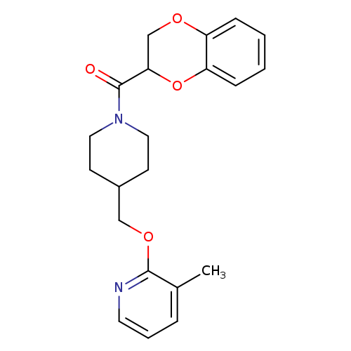 2-{[1-(2,3-dihydro-1,4-benzodioxine-2-carbonyl)piperidin-4-yl]methoxy}-3-methylpyridine