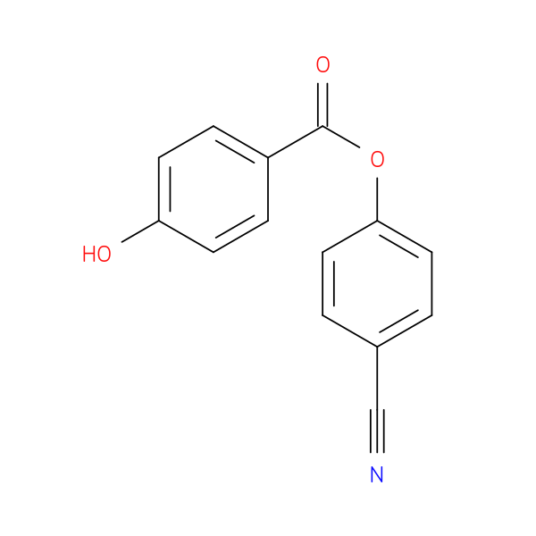 Benzoic acid, 4-hydroxy-, 4-cyanophenyl ester
