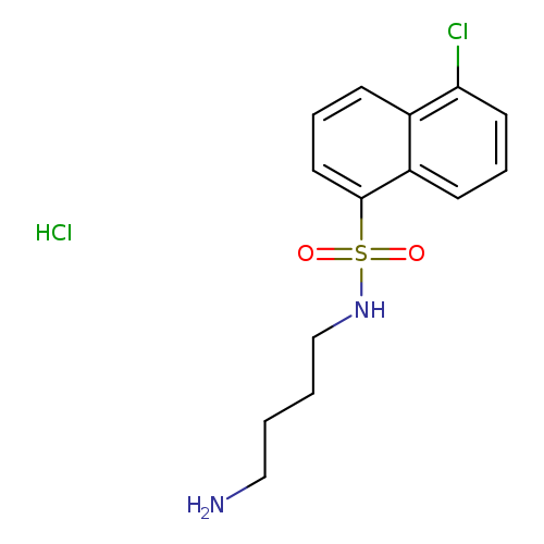 N-(4-AMINOBUTYL)-5-CHLORO-1-NAPHTHALENESULFONAMIDE HCL