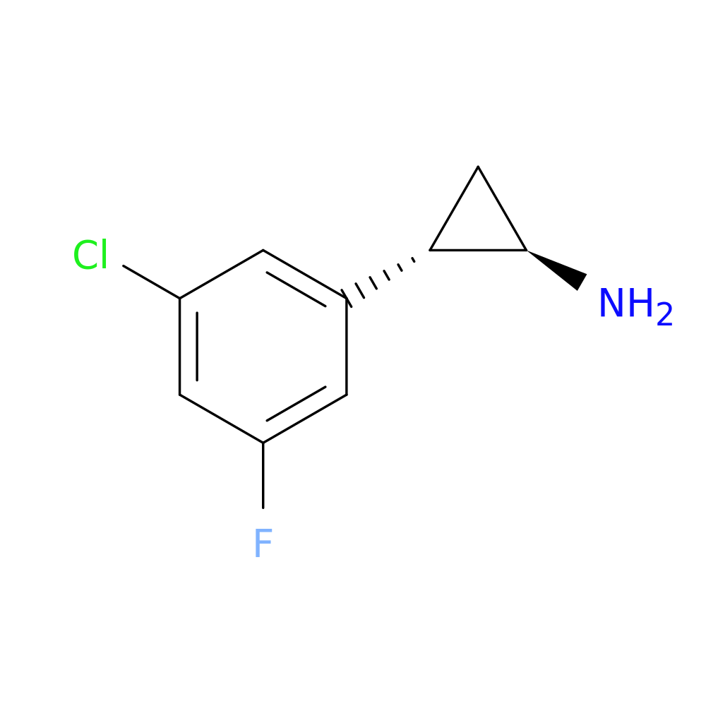 rac-(1R,2S)-2-(3-chloro-5-fluorophenyl)cyclopropan-1-amine