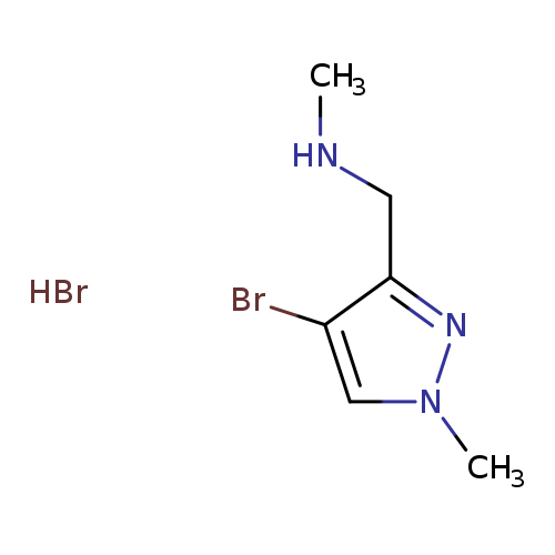 [(4-bromo-1-methyl-1H-pyrazol-3-yl)methyl](methyl)amine hydrobromide