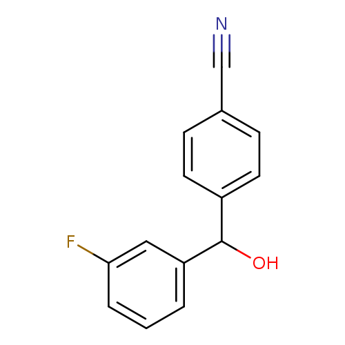 4-[(3-Fluorophenyl)(hydroxy)methyl]benzonitrile