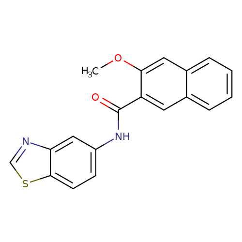 N-(1,3-benzothiazol-5-yl)-3-methoxynaphthalene-2-carboxamide