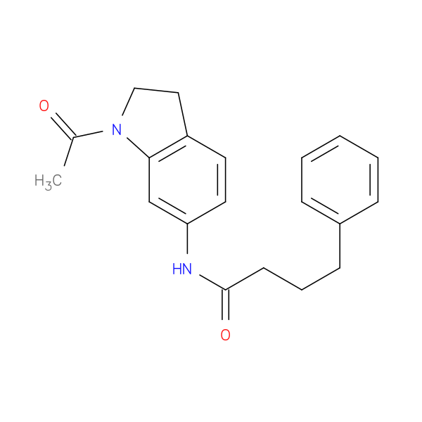 N-(1-acetyl-2,3-dihydro-1H-indol-6-yl)-4-phenylbutanamide