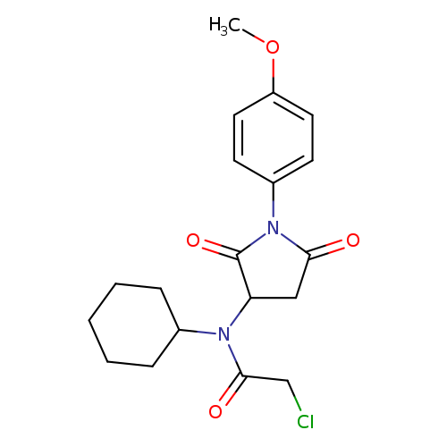 2-Chloro-n-cyclohexyl-n-[1-(4-methoxyphenyl)-2,5-dioxopyrrolidin-3-yl]acetamide