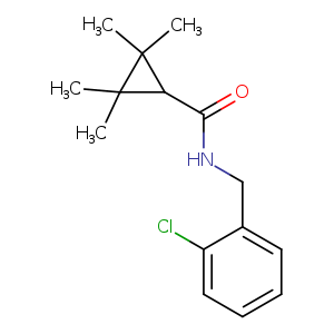 N-[(2-chlorophenyl)methyl]-2,2,3,3-tetramethylcyclopropane-1-carboxamide