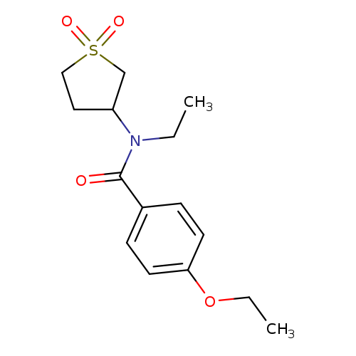 N-(1,1-dioxo-1lambda6-thiolan-3-yl)-4-ethoxy-N-ethylbenzamide