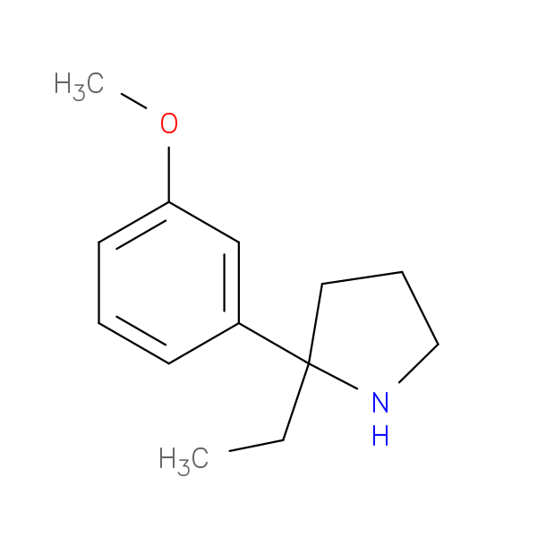 2-ethyl-2-(3-methoxyphenyl)pyrrolidine