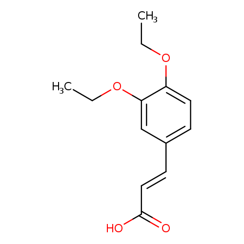 (2E)-3-(3,4-diethoxyphenyl)prop-2-enoic acid