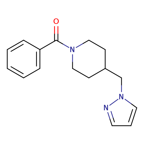 1-benzoyl-4-[(1H-pyrazol-1-yl)methyl]piperidine